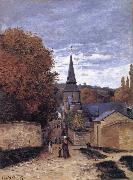 Claude Monet Street in Sainte-Adresse painting